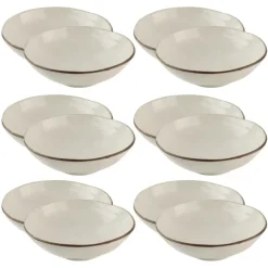 OTIX Soepkommen 12 Persoons Beige Soeptassen 15cm Keramiek LILY