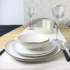 OTIX Soepkommen 6 Persoons Beige 15cm Soeptassen Keramiek LILY