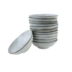 OTIX Soepkommen 12 stuks Blauw Soeptassen 15cm Keramiek BLUEBELL