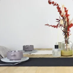 OTIX Soepkommen met Oor 6 stuks Grijs Soeptassen 510ml Aardewerk