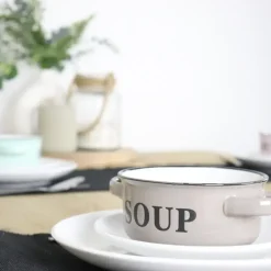 OTIX Soepkommen met Oor Set van 8 Schaaltjes 500ml Diverse Kleuren