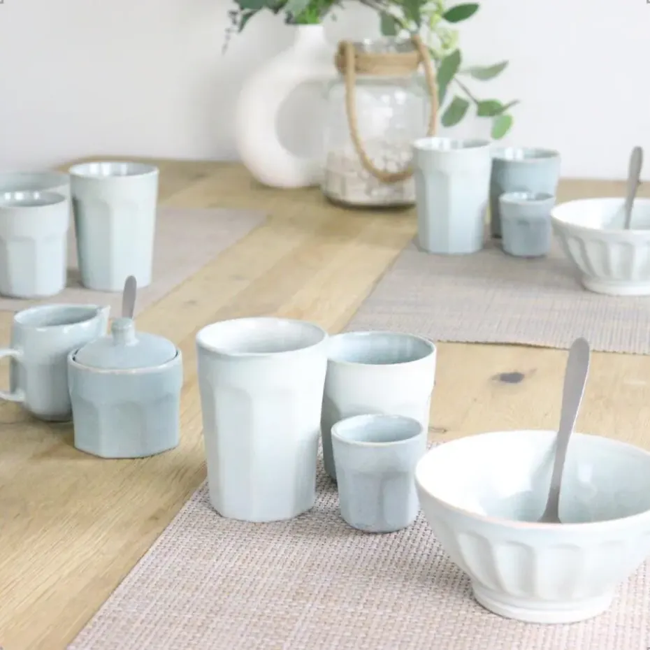 OTIX Soepkommen Zonder Oor Set van 12 Schaaltjes 560ml Licht Blauw ELM