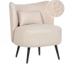 OTSBY - Fauteuil - Beige - Bouclé