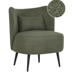 OTSBY - Fauteuil - Donkergroen - Bouclé