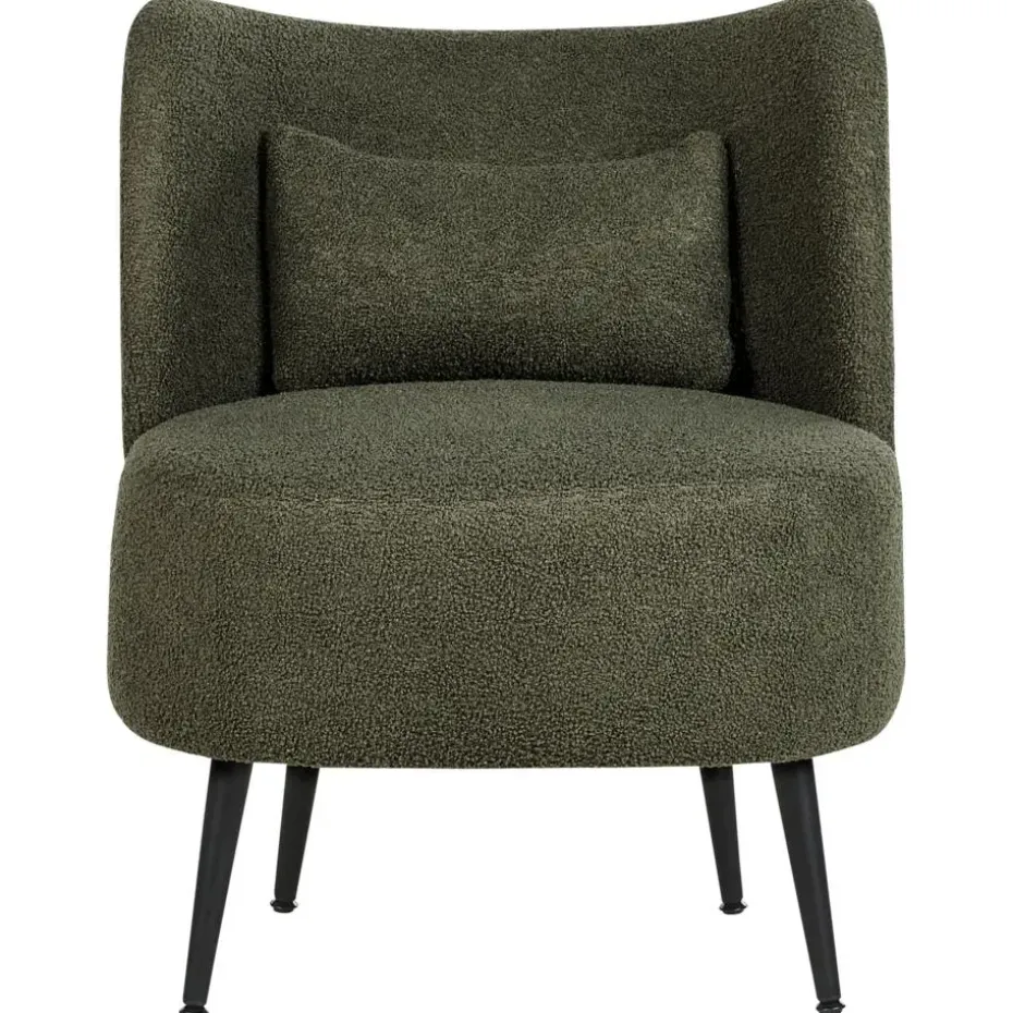 OTSBY - Fauteuil - Donkergroen - Bouclé