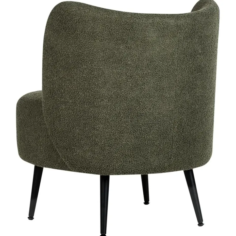 OTSBY - Fauteuil - Donkergroen - Bouclé