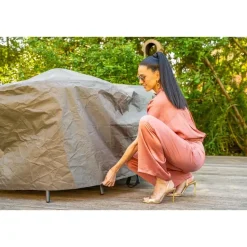 Outdoor Covers ovale tuinsethoes 245x200x80 cm