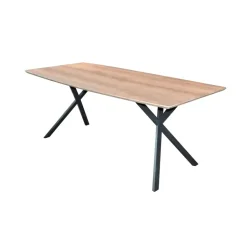 Ovale Eettafel Hanna Eikenlook 190x90 cm