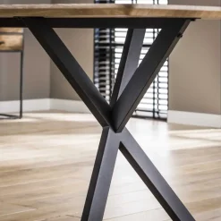 Ovale Eettafel Hanna Eikenlook 190x90 cm