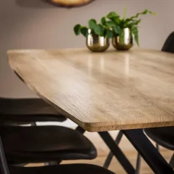 Ovale Eettafel Hanna Eikenlook 190x90 cm