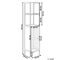 OWASSO - Badkamerkast - Lichthout - Bamboe