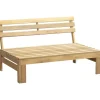 Palletbank Perugia - naturel - 70x120x86 cm