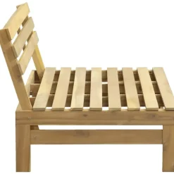 Palletbank Perugia - naturel - 70x120x86 cm