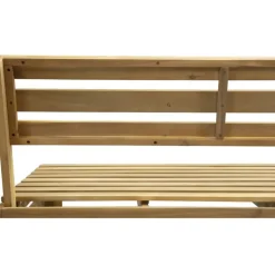 Palletbank Perugia - naturel - 70x120x86 cm