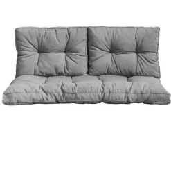 Palletkussen Florence grijs 120x80 cm