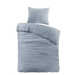 Papillon dekbedovertrek Brienz flanel - 140x200/220cm - Blauw