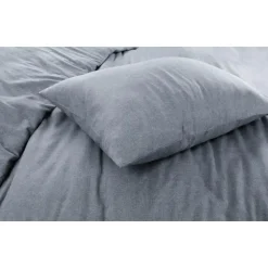 Papillon dekbedovertrek Brienz flanel - 140x200/220cm - Blauw