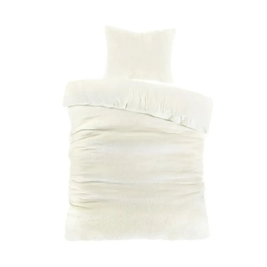 Papillon dekbedovertrek Billy - 140x200/220 cm - Ivoor