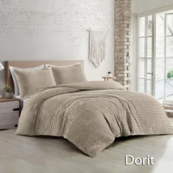 Papillon dekbedovertrek Dorit - 200x200/220 cm - Zand