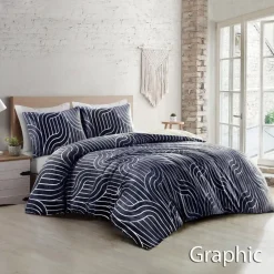Papillon dekbedovertrek Graphic - 240x200/220 cm - Multikleur