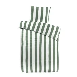 Papillon dekbedovertrek Lewis - 140x200/220 cm - Groen