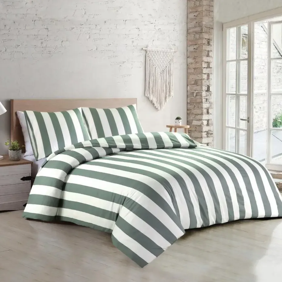 Papillon dekbedovertrek Lewis - 140x200/220 cm - Groen