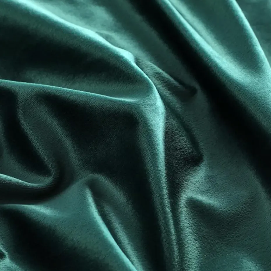 Papillon dekbedovertrek Uni Velvet - 200x200/220 cm - Groen