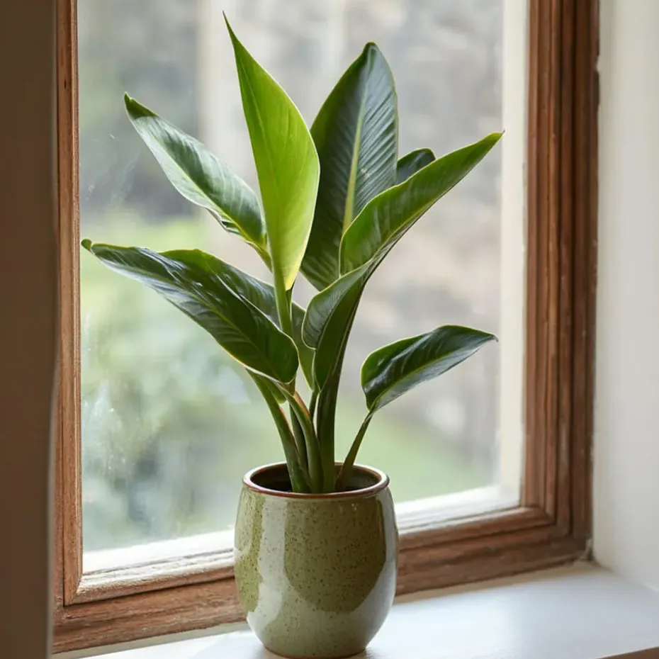 Paradijsvogelbloem - Set van 3 - Strelitzia reginea - Hoogte 25-40cm - ⌀9cm