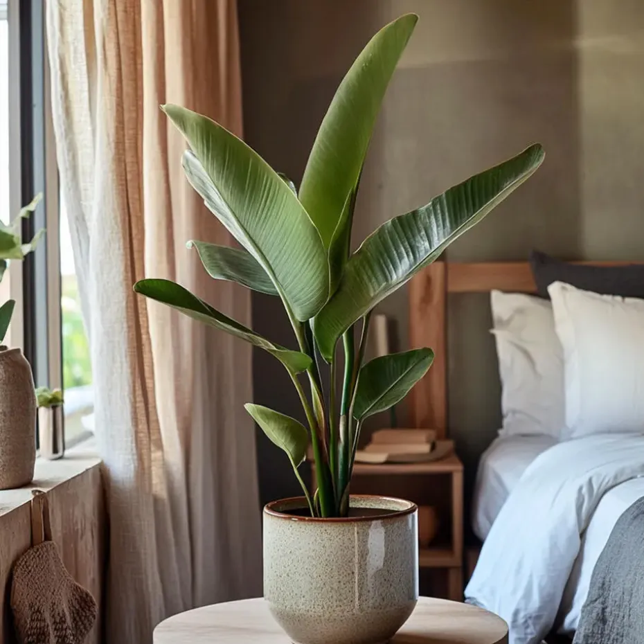 Paradijsvogelbloem - Set van 3 - Strelitzia reginea - Hoogte 25-40cm - ⌀9cm