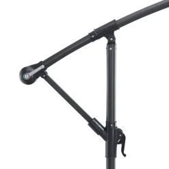 Parasol - duurzame Zweefparasol Ø300 cm – Kantelbaar - 3 meter doorsnede - Grijs