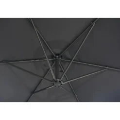 Parasol - duurzame Zweefparasol Ø300 cm – Kantelbaar - 3 meter doorsnede - Grijs