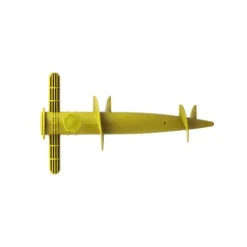 Parasolharing - geel - kunststof - D22-32 mm x H31 cm