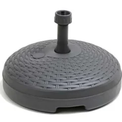 Parasolvoet - rond - antraciet - 45 cm - kunststof