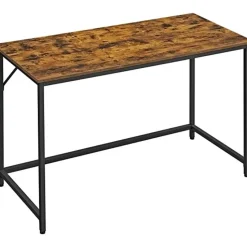 Parya Home - Computer bureau - Bruin-zwart - 120 x 60 x 75 cm