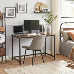 Parya Home - Computer bureau - Bruin-zwart - 120 x 60 x 75 cm