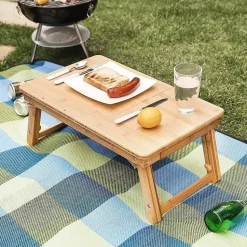 Parya Home - Houten Laptoptafel - Bamboe - Bruin