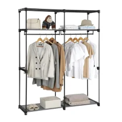 Parya Home - Opvouwbare Garderobekast - Zwart