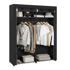 Parya Home - Opvouwbare Garderobekast - Zwart