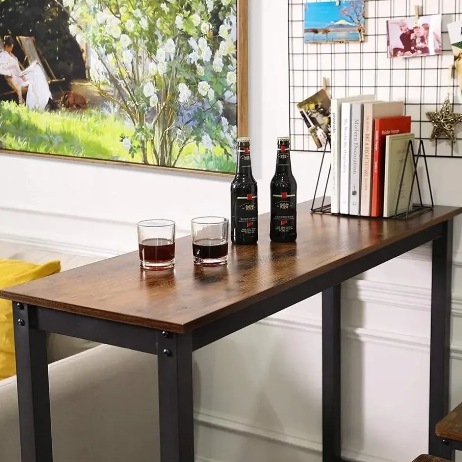 Parya Home - Smalle bartafel - Metale frame - Industrieel