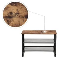 Parya Home - Vintage Schoenenrek - 6 Paar Schoenen