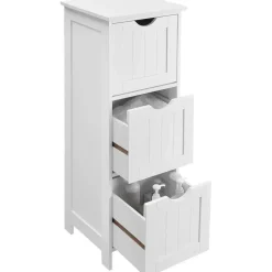 Parya Home Badkamerkast, badkamerkast, zijkast met 4 laden