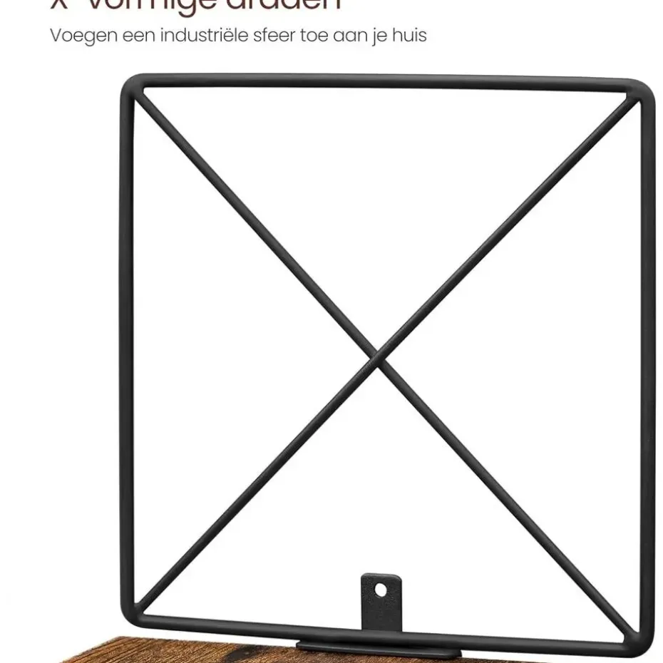 Parya Home Hoekplank, boekenkast met zigzagdesig, 5 lagen