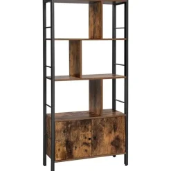 Parya Home Industriėle Boekenkast – Staande kast met 4 legplanken