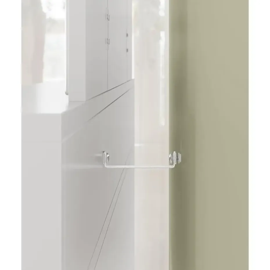 Parya Home Kaptafel, kaptafel met opklapbare spiegel en 2 laden