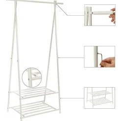 Parya Home Kledingrek - Kledingstandaard Met Schoenenrek