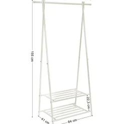 Parya Home Kledingrek - Kledingstandaard Met Schoenenrek