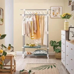 Parya Home Kledingrek Tweedelig - Uitschuifbaar