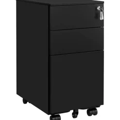 Parya Home Ladeblok bureau op wieltjes 3 Lades