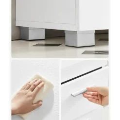 Parya Home Onderkast, Badkamerkast met 3 laden, 2 compartimenten