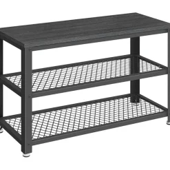 Parya Home schoenenbank, schoenenrek met 2 roosterplanken